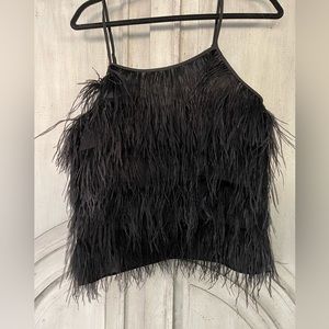 Chelsea28 Fun sexy Feather camisole top